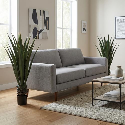 Pure Garden Giant Agave Fake Plant - 52-Inch Faux Succulent with Pot - Modern Artificial Trees for Home Decor Indoor and Outdoor Blend Southwestern Style