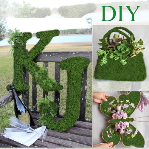 Fake Moss Mat 39" x 39" Faux Moss Blanket for Indoor Plants Dark Green Mossy Table Runner Artificial Moss Rug for Decorating Planters Crafts DIY Fairy Garden Floral Wedding 100 x 100cm - color: Green, 39 x 39 Inch/100x100cm
