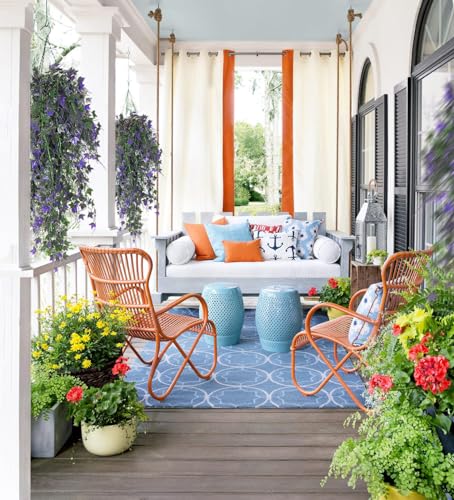 RECUTMS Artificial Ivy Vines Fake Plants Artificial Hanging Plants Faux Hanging Ivy Leaves Fakel Plants UV Resistant Plant for Outdoor Terrace Garden Indoor Bathroom Wall Decor(Purple) - color: Purple, size: Hanging Ivy