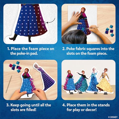 Skillmatics Poke-in Art – Disney Frozen, Mess-Free Fun for Kids, DIY Wood Craft Kits, Creative Activity, Gifts for Girls Ages 4, 5, 6, 7, 8, 9, Includes Elsa & Anna - style: 6. Disney Frozen