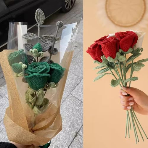 FOCCTS 60 Pack Floral Wire Stems, 2 Gauge 16 Inch Artificial Flower Stem Rods Green Sticks for Flower Bouquet, Wire Wreath Making Supplies