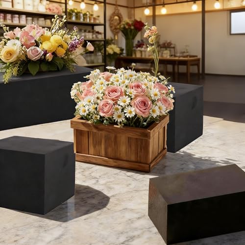 8 Piece Reusable Floral Foam Blocks, 7.8 x 3.5 x 2.4 Inch, Water Resistant, for Artificial Flower Arrangements, Outdoor Planters, Wedding Decor (8, 7.8 x 3.5 x 2.4) - size: 7.8 x 3.5 x 2.4