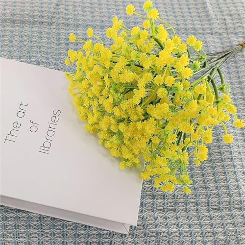 10 Pcs Faux Haworthia Minima Bouquet - Minimalist Fresh Style Plastic Artificial Flowers, Home Office Wedding Party Decor, Garden Tabletop Ornament Small Presents(Brown)