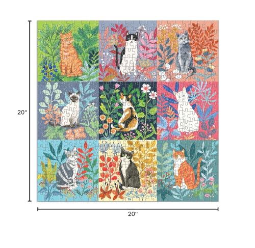 Good Puzzle Co. Cats and Flowers - color: Cats and Flowers