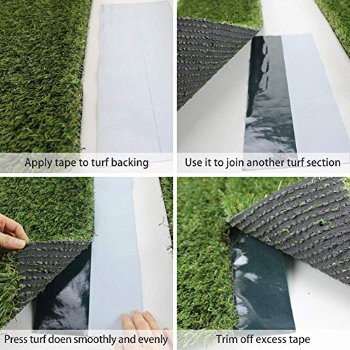 TYLife Artificial Grass Tape,12" X 98'Synthetic Turf Seam Tape for Artificial Grass,Carpet Seam Tape for Jointing Fake Lawn, Connecting Turf Pet Rug,Indoor Outdoor Grass Carpet - size: 12InX98Ft(30cmX30m)