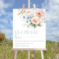 Bouquet Bar Signs, Make A Bouquet Sign, But First Flower Sign, Bridal Shower Flower Station Welcome Sign - 03 - color: Flower #7