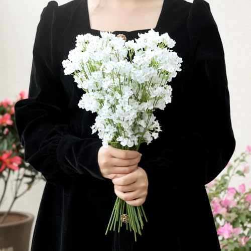5PCS Artificial Flowers Bulk Realistic Artificial Flowers Bouquet Flores Artificiales Decoracion for Wedding Party Home Decoration (41cm)