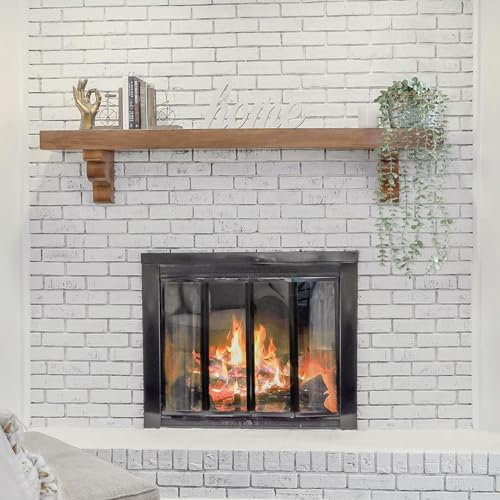 Mkono Fake Hanging Plants in Farmhouse Galvanized Pots Rustic Faux Potted Eucalyptus Greenery Indoor Artificial Plants for Book Shelf Mantel Living Room Bathroom Bedroom Home Office Decor (1, Grey) - color: Grey