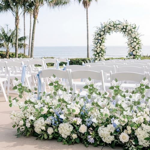 4PCS White Bougainvillea Artificial 37.4" Silk Faux Bougainvillea Flowers Fake Bougainvillea Branches for Wedding Home Garden Table Centerpieces Decor(White) - color: White