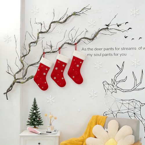 180cm/70.86in Bendable Artificial Tree Branches Vines Greenery Garland Fake Plants Twigs Wall Hanging Moss Room for Outdoor Wedding Archway Patio Jungle Theme Porch Mantel Halloween Decoration