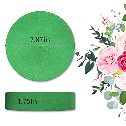 Max Shape Round Floral Foam Blocks,Large Dry Floral Foam for Artificial Flowers,Craft Project,Wedding Aisle Flowers,Arty Decoration 6 Pack (7.87'') - size: 7.87''