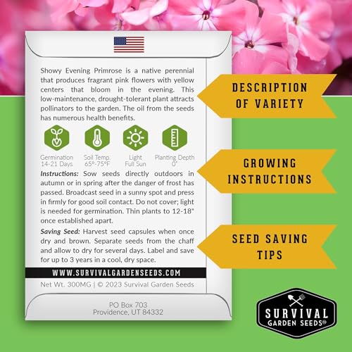 Flower Seeds Garden Kit - 36 Packs of Annual & Perennial Flowers for Planting – with Wildflowers for Pollinators, Bees, Butterflies | Heirloom Non-GMO Seed Starter Pack – Survival Garden Seeds