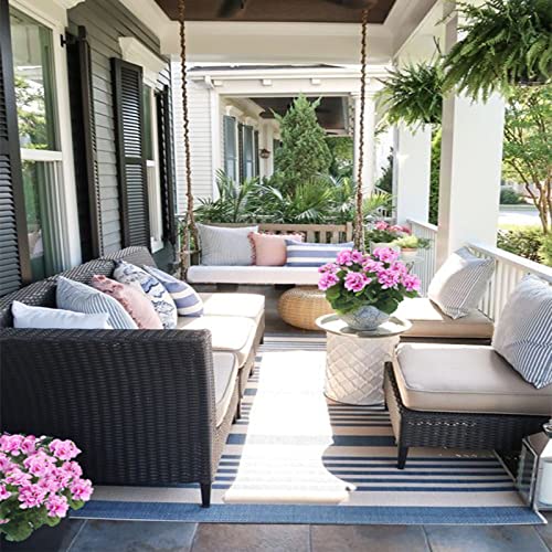 CISDUEO 2 Pcs Artificial Geranium Flowers for Outdoors Silk Geraniums Flowers Outdoor UV Resistant Pink Fake Geraniums Bush Faux Flowers Geraniums for Outdoor Decor Indoor Patio Table Centerpiece - color: Purple Pink