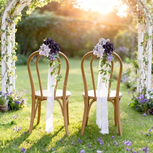 IPOPU 25PCS Artificial Gardenia Flowers Purple&Lilac Foam Gardenia Flowers Real Looking Fake Rose Heads for Wedding Bouquet Bridal Shower Party Home Floral Arrangements(Purple&Lilac) - color: Purple&lilac