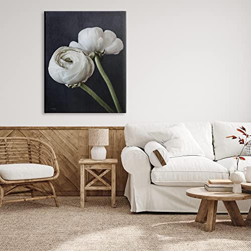 Stupell Industries Modern Ranunculus Flower Blossom Arrangement White Petals Canvas Wall Art, Design By Jennifer RigsBy - color: Gallery Wrapped Canvas, size: 36"L x 1.5"W