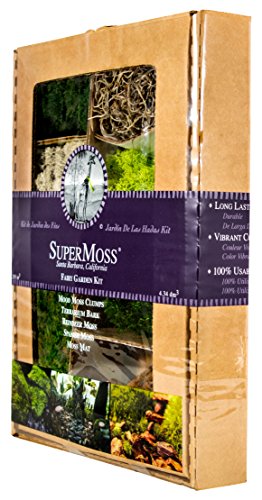 SuperMoss (50310) Fairy Garden Kit, Mixed Mosses, 4 oz., Multicolor
