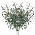 SzJias Olive Branches for Vases Artificial Olive Branches Faux Tree Branches Stems for Vase (6 Branches, 28.7 inch/Each)