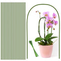 20Pcs Plant Stakes,Plant Sticks, Garden Bendable Single Stem Plant Support Stakes Tall for Indoor and Outdoor Plants,Potted Plants,Flowers,Orchid,Tomato-23.6 Inches Green - size: 23.6 Inches
