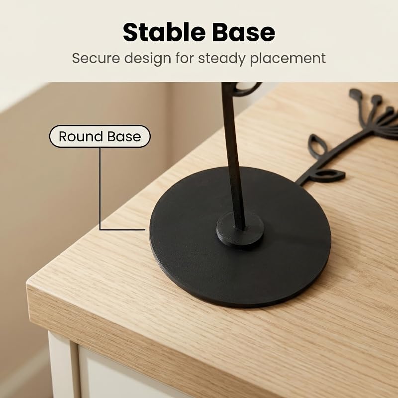 4 Pack Minimalist Floral Decorative Pieces with Stands—Perfect for Entryway and Desk Arrangements, Table Decor, and Creating a Cozy Atmosphere in Your Home