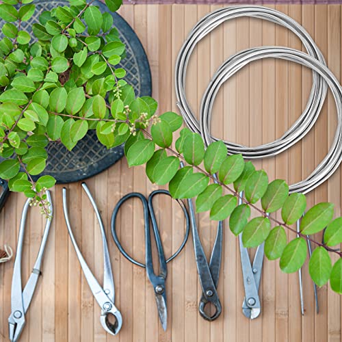 Pelopy Aluminum Wire Metal Wire Armature Bendable Armature for Sculpting Dolls Floral Jewelry Making Weaving DIY Crafts, Silver (1/8 Inch,100ft) - size: 1/8 Inch,100ft