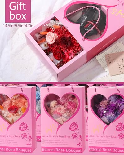 BestFlower Mothers Day Flowers Bouquet Gifts for Mom,Roses Bouquet Gifts for Women Mom Wife from Daughter,Fresh Flowers for Delivery - color: Red01