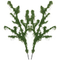 Fake Moss Ficus Twig Plants Faux Branches for Vase Filler Artificial Greenery Stems Silk Moss Green Plants for Home Office Party Wedding Shop Decoration Dark Green