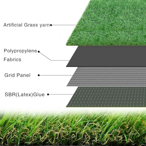 Artificial Grass for Dogs Pee Tray Fake Grass Mat for Professional Puppy Potty Trainer Replacement Dog Grass Pad for Indoor and Outdoor (25.5x19.5 Inch(Pack of 2)) - size: 25.5x19.5 Inch(Pack of 2)