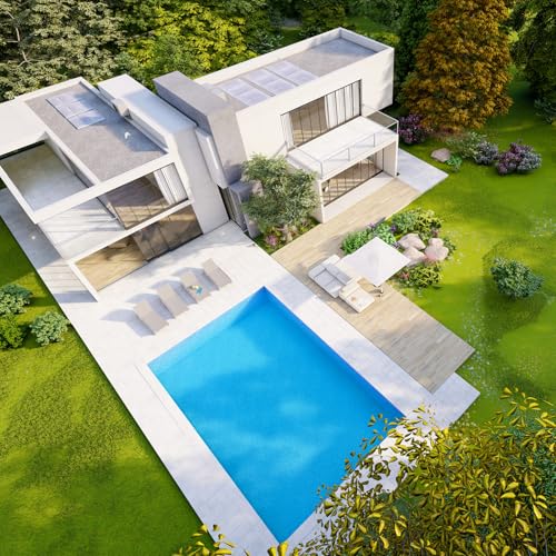 MECCANIXITY 12Pcs Artificial Grass Turf Mat, 6 x 6 x 0.2 inch Realistic Fake Grass Rug Carpet for Outdoor Garden Lawn Landscape Decoration Patio Rug