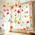 6.5 ft Flower Garlands Hanging Artificial Wildflower Wall Decor Ceiling Floating Floral Backdrop Flower Garland for Garden for Birthday Party Supplies