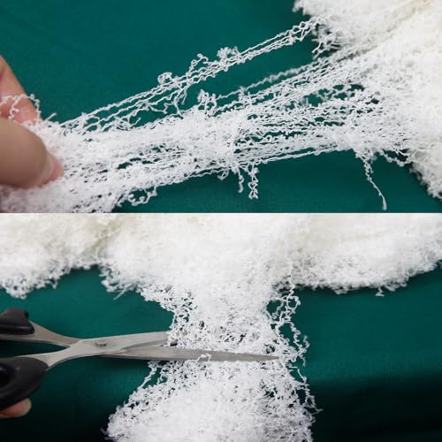 FAICOIA Fake Moss for Crafts 5.5OZ Faux Moss for Plants Indoor Artificial Moss for Decorating White Faux Grass for Planters Crafts DIY Table Centerpieces Fairy Garden Floral Wedding Decor 153g