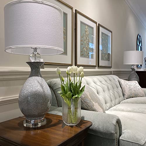 16-inch Premium Real Touch Fake Tulips, Artificial Flowers with Buds, Flexible Stem Easy to Shape, Faux Tulips (Vase not Included), 5-Pack Set of Peppermint White - color: Peppermint White