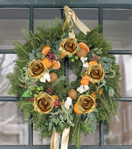 20pcs Gold Roses Artificial Flowers Fake Roses Real Looking Silk Flowers Bulk Big Faux Flowers with Stems for Wedding Centerpieces Table Home Party Decoration Bridal Floral Arrangement (Gold) - color: Gold