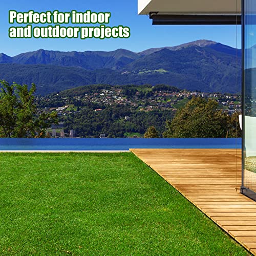 Heyroll Realistic Artificial Turf Grass, 3 FT X 4 FT Artificial Synthetic Fake Grass, 20MM Green Turf Rug Pet Dogs Lawn Mat with Drainage Holes for Indoor Outdoor Patio Garden Landscape/Custom Size - size: 3x4FT