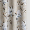 MYSKY HOME Floral Boho Blackout Curtains 54 Inch Length 2 Panels Set Black Out Thermal Insulated Room Darkening Printed Flower Grommet Window Drapes Bedroom Living Room, Pack-2, 52"W Each Panel, Khaki - color: Khaki, size: 52"W x 54"L (Pack of 2)