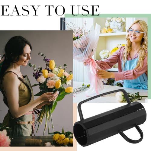 2 Pcs Rose Thorn Stripper Tool Thorn Remover for Roses Leaf Leaf Stripping Tool Flower Stem Cleaner Cutter for Outdoor Gardening Flower Arrangement Florist Supplies(Black)