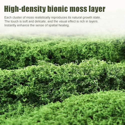 Fake Moss Table Runner for Crafts 19.68×78.74 inch Artificial Moss Sheet Roll Waterproof Carpet Blanket for Wall Roof Garden Wedding Birthday Party Table Decoration (Green) - color: Green- 19.68×78.74 Inch/0.5×2 M