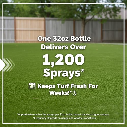 Paws and Play Turf Cleaner for Pet Urine Outdoor and Indoor | Artificial Grass Dog Urine Cleaner That Cleans and Deodorizes Pet Waste on Fake Grass For Dogs - 32 Fl Oz (Single) - size: 32 Fl Oz (Pack of 1)