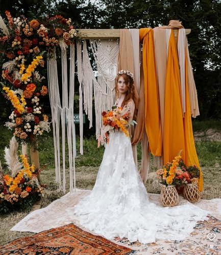 Orange Delphinium Artificial Flowers, 8PCS Long Stem Orange Artificial Flowers for Tall Vase 33.5" Larkspur Silk Flowers with Stems for Wedding Centerpieces Home Table Decor - color: Orange