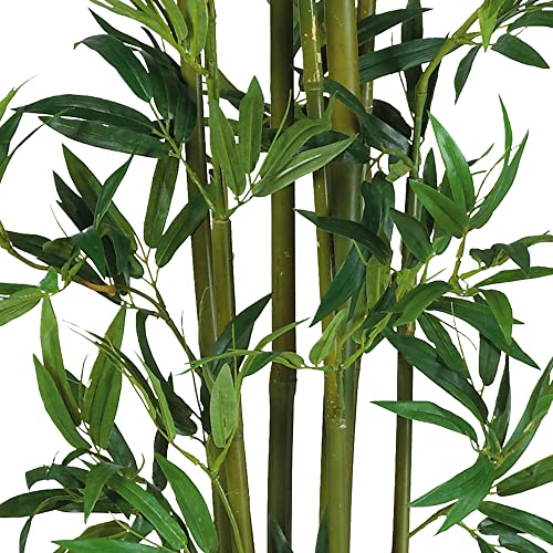 Nearly Natural 4ft Artificial Bamboo Plant Faux Greenery for Indoor Home Office Decor
