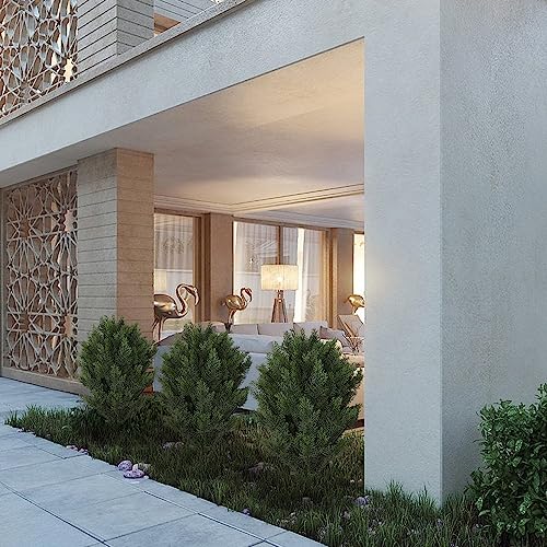momoplant Artificial Cypress Topiary 39'' Faux Cedar Trees Privacy Screen Planter Set of 2 Artificial Bush Porch Plants Indoor and Outdoor Decor - size: 39 Inch