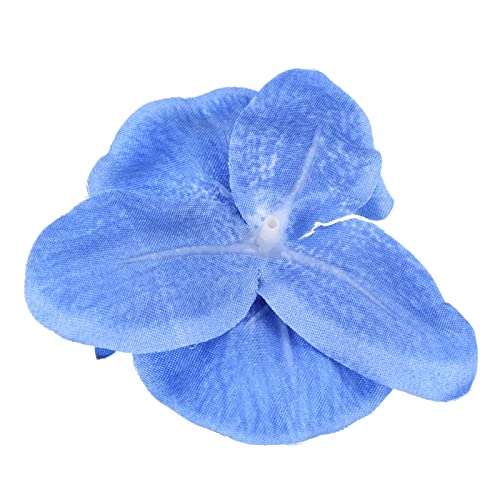 PATIKIL 9cm/3.5" Artificial Orchid Flower Heads, 20 Pack Silk Phalaenopsis Fake Butterfly Orchid Heads for Wedding Floral Bouquet Decor DIY Craft Making, Blue - color: Blue, size: 3.5"