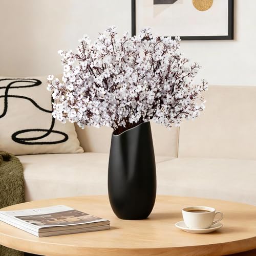 Lifewit Baby’s Breath Artificial Flowers, Silk Gypsophila Faux Floral Stems for Wedding Bouquets, Home Decor, Centerpieces, DIY Arrangements, Farmhouse & Party Decorations (White, 10 Bundles) - color: White