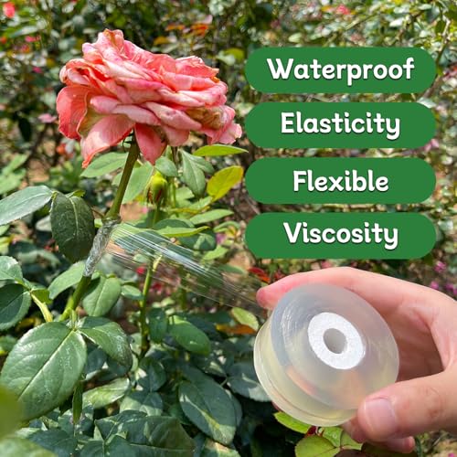 HAINANSTRY Grafting Tape 3PCS, Stretchable Garden Grafting Tape for Fruit Trees, Tree Plant Tape, Plants Repair Tapes for Floral Fruit Tree, Budding Tape(Green & White & Yellow) - size: Pack of 3