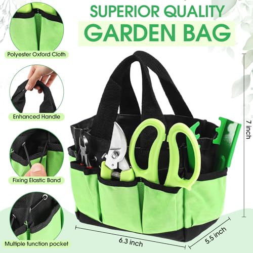 207 Pcs Flower Arrangement Supplies Florist Garden Tool Gift Kit for Women Include Green Tool Bag Thorn Remover Rose Stripper Outdoor Hand Tools Stem Pruning Shear Gloves Stem Wire Etc Wedding DIY Kit - color: Green