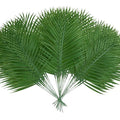 40 Pcs Artificial Palm Leaves, 20.4" Outdoor Faux Palm Fronds Fake Tropical Palm Leaves for Palm Sunday Flower Arrangement Wedding Birthday Party Home Spring Summer Decor - size: 40 Pcs