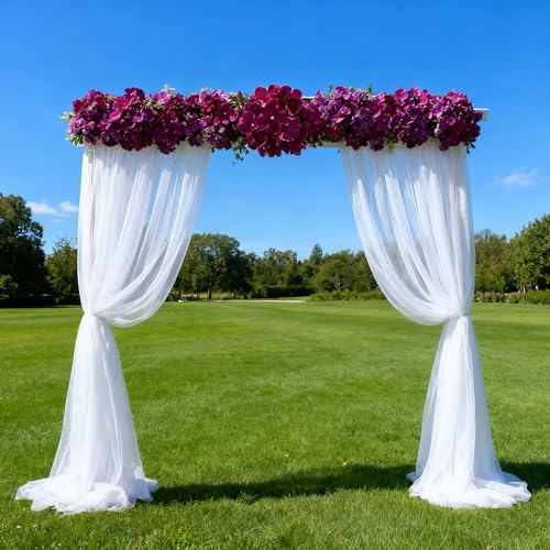WEISPARK 100PCS Artificial Hydrangea Flowers, Fake Flowers Silk Hydrangea Full Flowers Heads with Stems for Wedding Home Party Shop Baby Shower Decor (Fuchsia) - color: Fuchsia