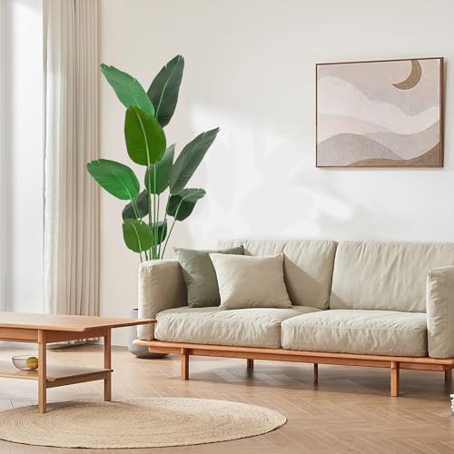 5ft Artificial Tree Bird of Paradise Palm Tree Artificial Plant for Home Decor Indoor Outdoor Office - Effortless Assembly,Perfect Housewarming Gift