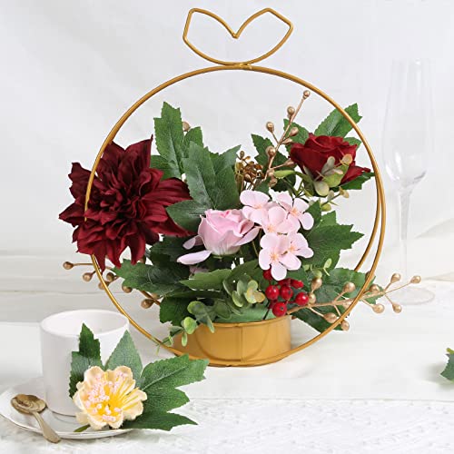 Fake Leaves, 100pcs Artificial Peony Leaves Artificial Craft Leaves with Stems for DIY Wedding Bouquets Centerpieces Party Decorations - color: 3-leaf Peony Leaves