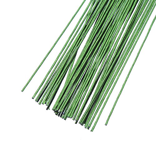 Decora 20 Gauge Green Floral Stem Wire 16 inch,50pcs/Package - color: Ad054s2p50f
