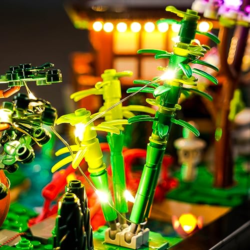Led Light Kit for Lego Icons Tranquil Garden 10315 Creative Building Set, Decorative Lights are Perfect for Christmas and Halloween Gifts (Lights Only, No Lego Models) - color: 10315 Tranquil Garden, size: Sensing Version